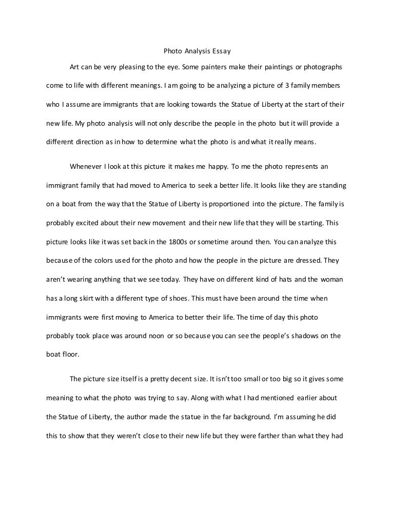 Photo essay examples pdf picture