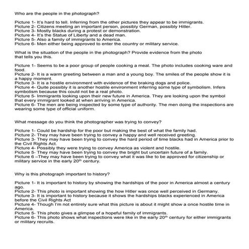Photo analysis group | PDF