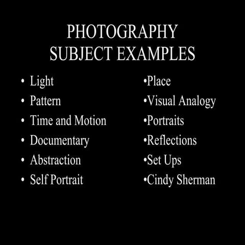 Photo assignments v.2