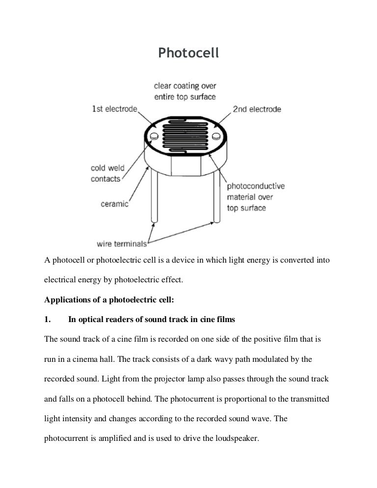 Photocell