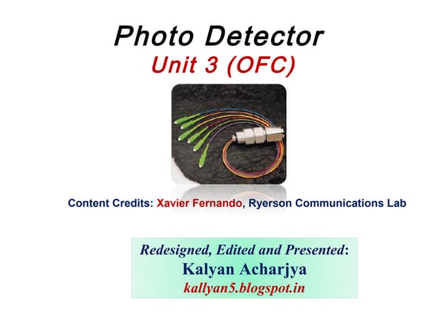 Photodetector (Photodiode)