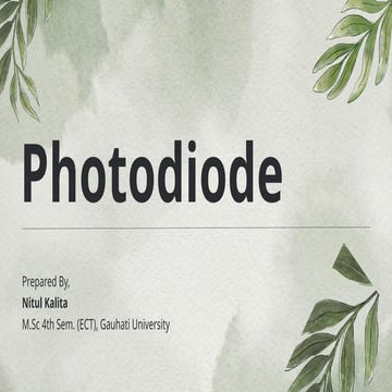 Introduction to Photodiodes & How it works