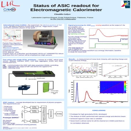 Novel readout chain for imaging calorimetery