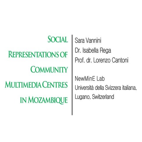 CMC in Mozambique @ CIRS 2012