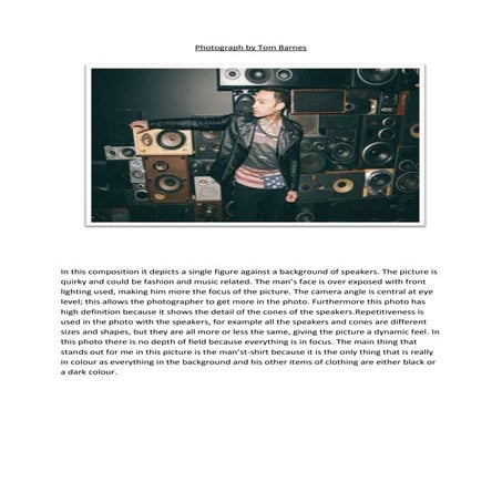 Photograph by tom barnes