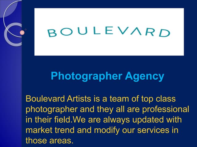 Photographer Agency 