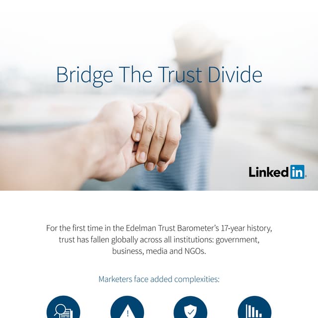 Bridge The Trust Divide [Infographic]