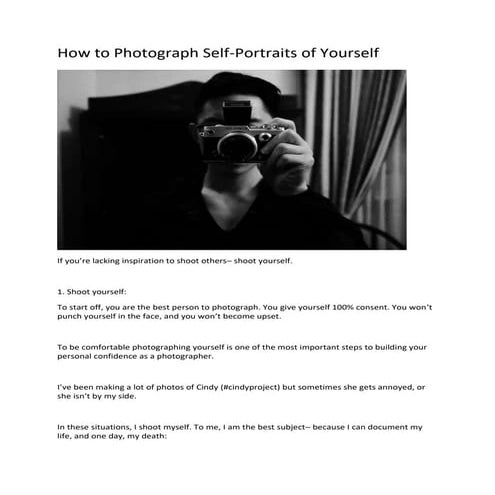 Self portrait | DOCX