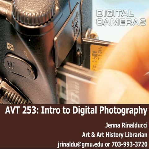 Library Research for Introduction to Digital Photography