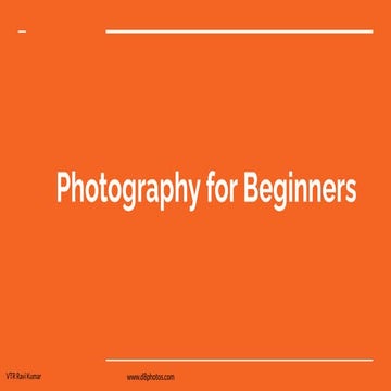Photography basics