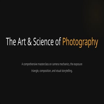 Mastering Photography: Camera Mechanics, Exposure, Composition ...