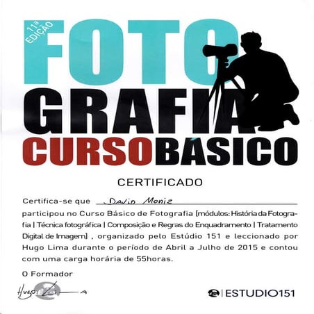 IPF Home Studio Photography Workshop Certificate | PDF