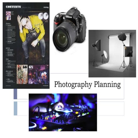 Photography planning