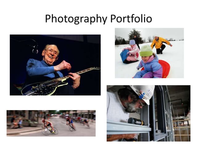 Photography Portfolio Powerpoint C