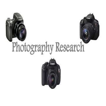 Photography research