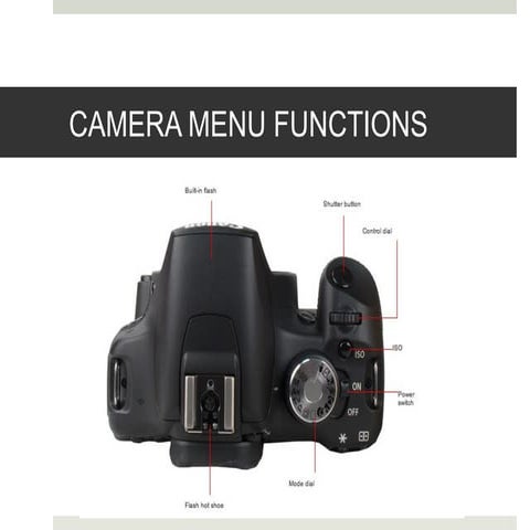 Photogrphay camera function and camera bottoms