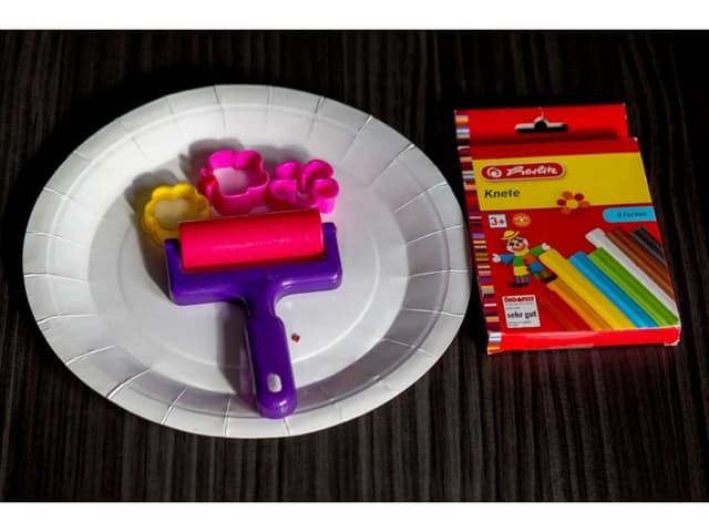 modeling landscape out of plasticine - motor skills