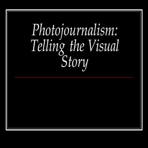 Photo journalisim [lecture]