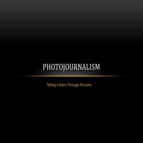 Photojournalism