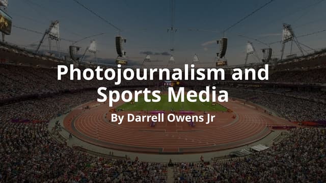 PhotoJournalism for midterm project homework