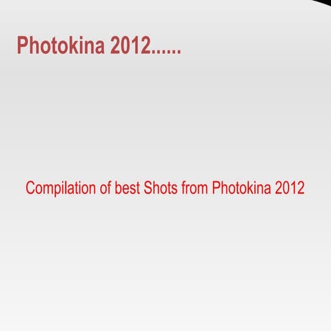 Photokina Imaging - The best shots
