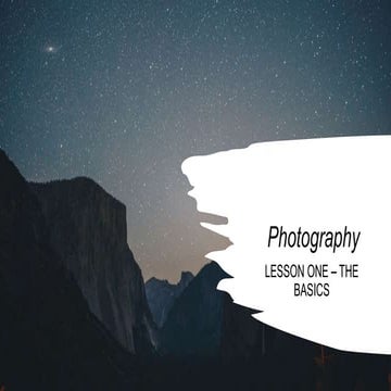 A Level Photography - The Basics