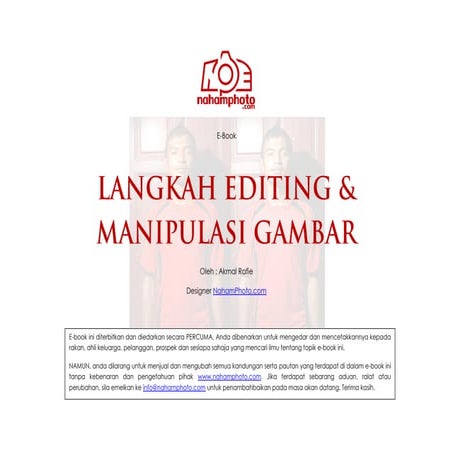 Langkah Editing & Manipulasi Gambar