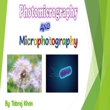 photomicrography and microphotography.pptx