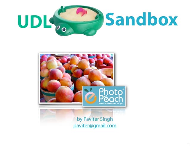 Photo Peach Sandbox