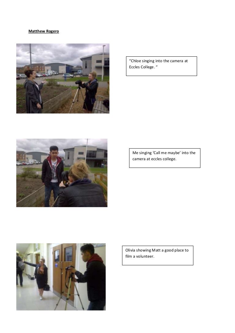 video diary examples
