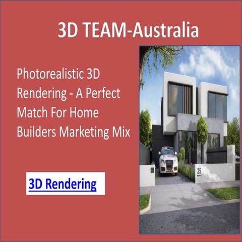 Photorealistic 3 d rendering
