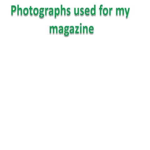 Photos and editing effects