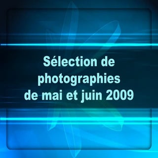 Photos avril mai 2009