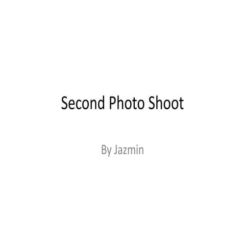 2nd Photoshoot