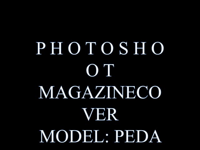 Photoshoot ppt for blog