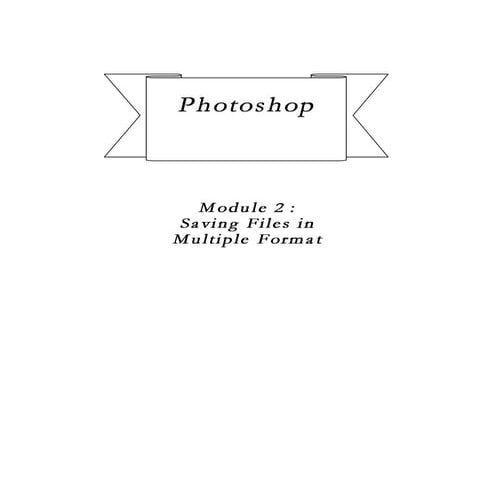 Photoshop - Module 2