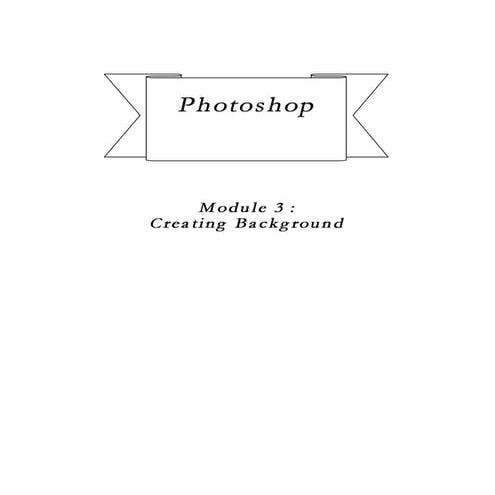 Photoshop - Module 3