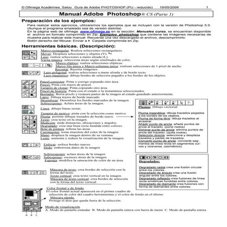 Photoshop cs parte1 ejercicios