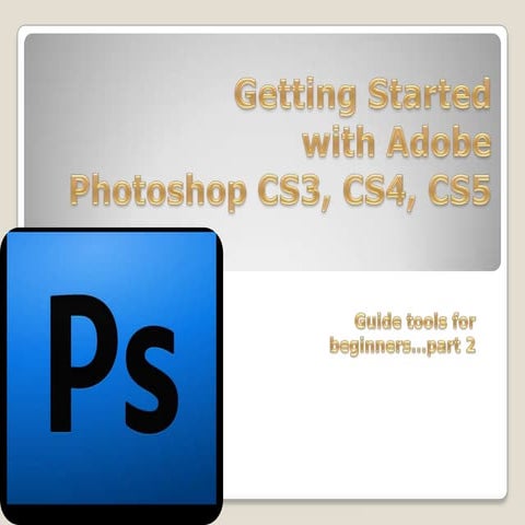 Photoshop getting started part2