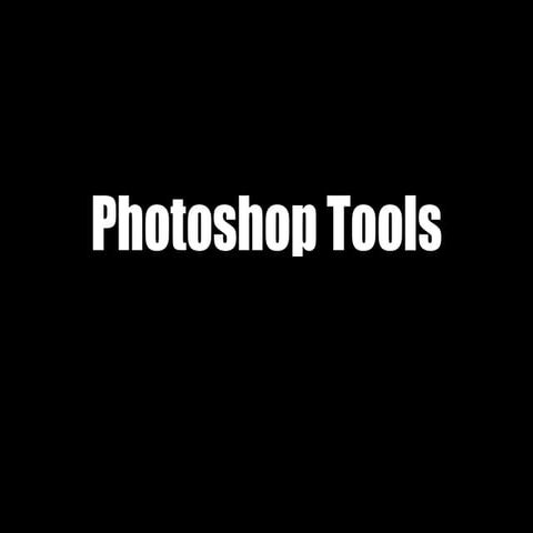 Photoshop Tools