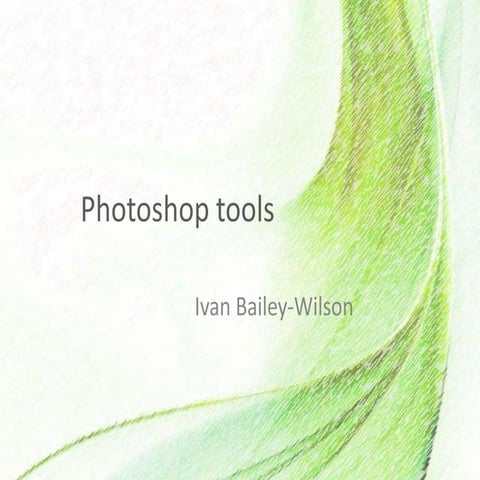 Photoshop tools