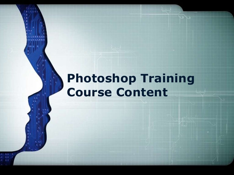 Photoshop Training Course Content