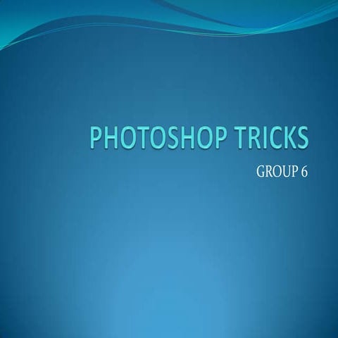 Photoshop Tutorial | PPTX