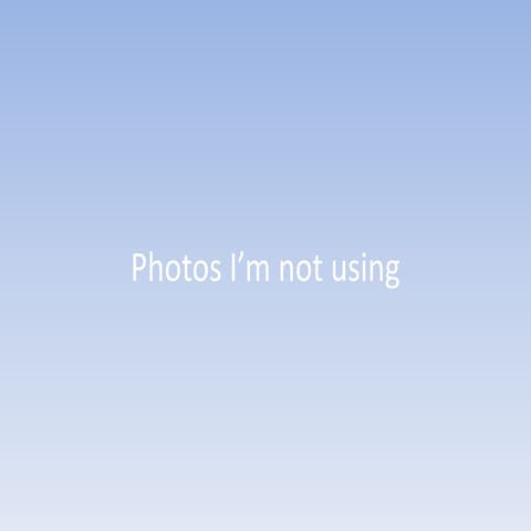 Photos i’m not using | PPTX