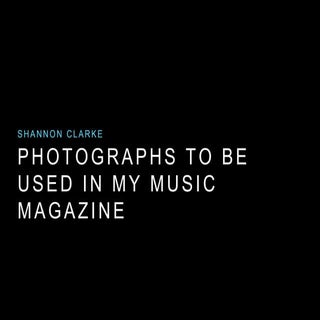 Photos to use in my mag