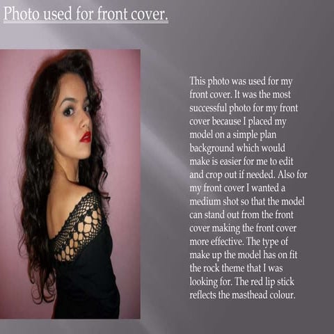 Photos used and not used.