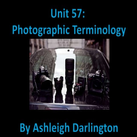 Photo terminology