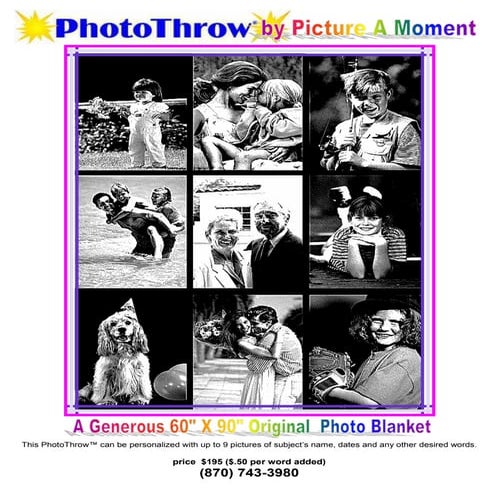 Photo Throw Brochure