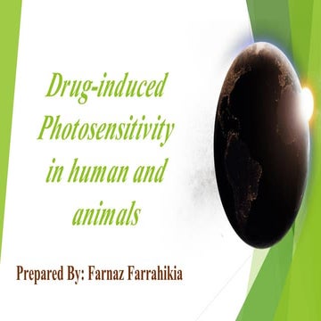 PHOTO TOXICITY Presentation University of Tehran | PDF