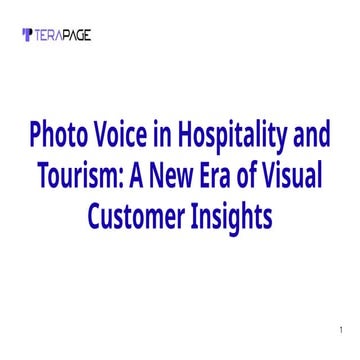 Photo Voice in Hospitality and Tourism: Leveraging Visual Insights for ...